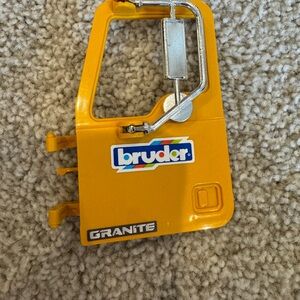 Bruder Yellow Granite Kids Toy Vehicle Door